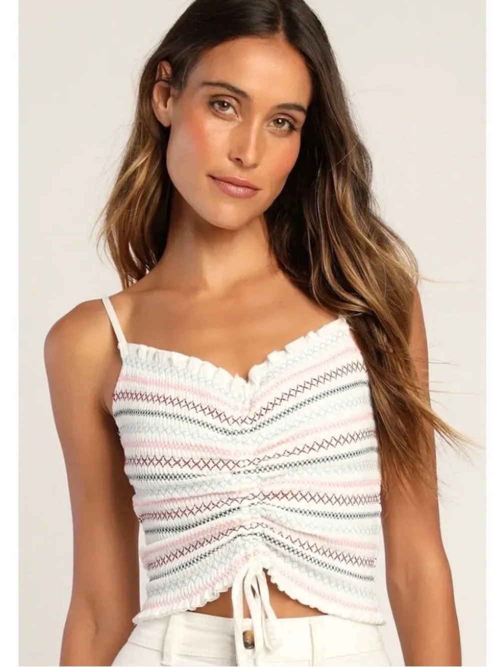 NWT Urban Outfitters Smocked Tank